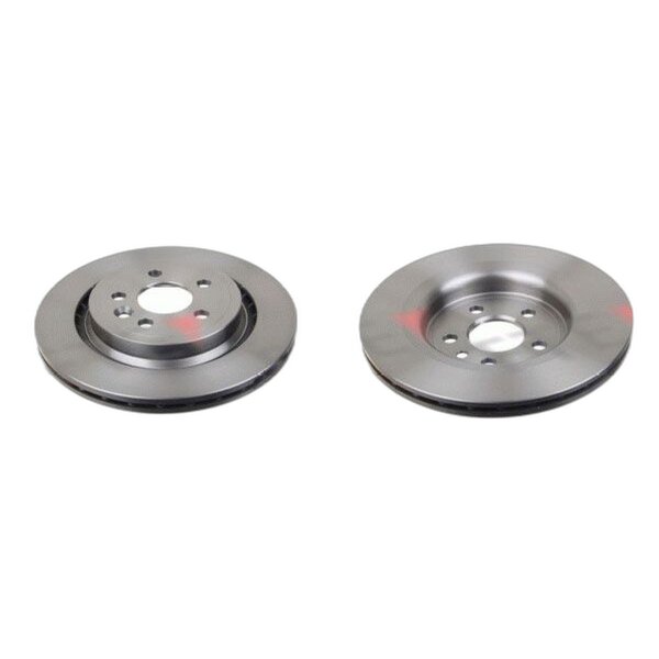 2 brake discs rear axle ventilated Ø 302 mm 22 mm FTE for VOLVO V60 and others