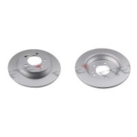 2 brake discs rear axle full Ø 314 mm 11 mm FTE...