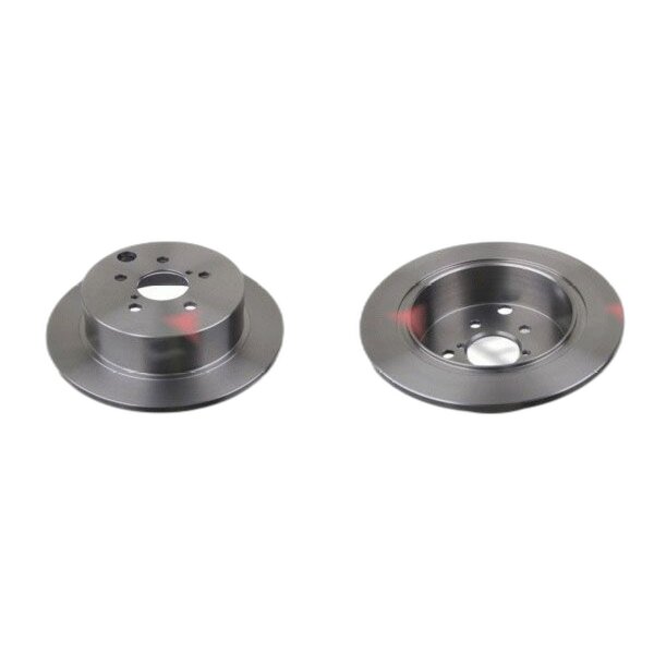 2 brake discs rear axle full Ø 274 mm 10 mm FTE for SUBARU IMPREZA and others
