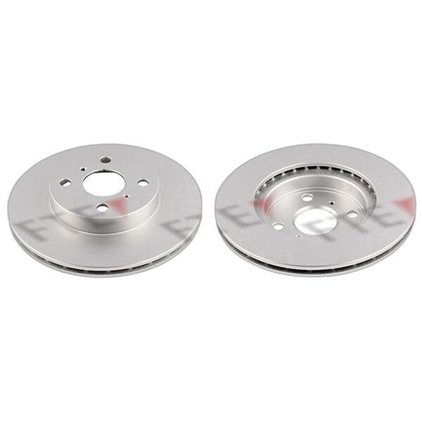 2 brake discs front axle ventilated Ø 254 mm 18 mm FTE for e.g. TOYOTA PASEO