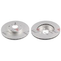 2 brake discs front axle ventilated Ø 254 mm 18 mm...
