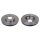 2 brake discs front axle ventilated Ø 278 mm 25 mm FTE for VOLVO V40 and others