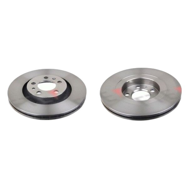 2 brake discs front axle ventilated Ø 280 mm 22 mm FTE for e.g. VW GOLF