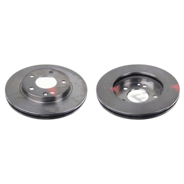 2 brake discs front axle ventilated Ø 260 mm 22 mm FTE for MB A-CLASS