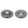 2 Bremsscheiben Vorderachse belüftet Ø 312 mm 25 mm FTE für u.a. AUDI A6