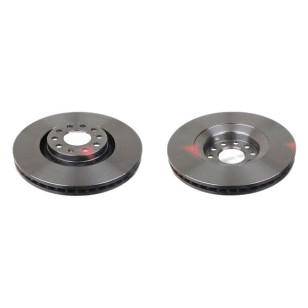 2 brake discs front axle ventilated Ø 321 mm 30 mm FTE for AUDI A6 and others