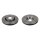 2 brake discs front axle ventilated Ø 321 mm 30 mm FTE for AUDI A6 and others