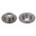 2 brake discs rear axle full Ø 280 mm 10 mm FTE for e.g. BMW 1 Series