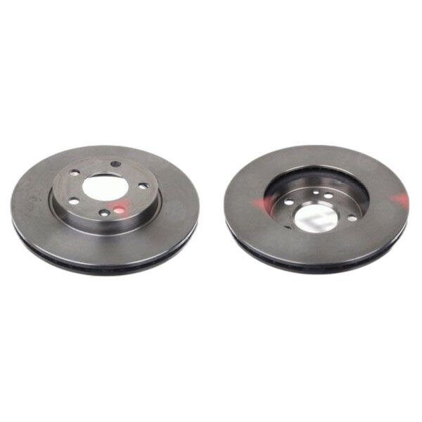 2 brake discs front axle ventilated Ø 276 mm 22 mm FTE for MB A-CLASS and others
