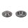 2 brake discs rear axle ventilated Ø 300 mm 22 mm FTE for e.g. MB E-CLASS
