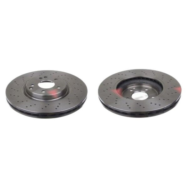 2 brake discs front ventilated Ø 330 mm 28 mm FTE for e.g. MB C-CLASS