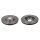 2 brake discs front ventilated Ø 330 mm 28 mm FTE for e.g. MB C-CLASS