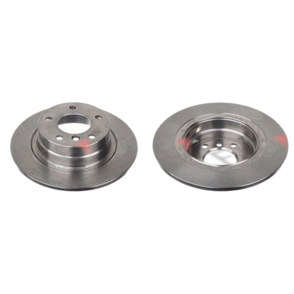 2 brake discs rear axle full Ø 296 mm 10.4 mm FTE for BMW 1 Series and others