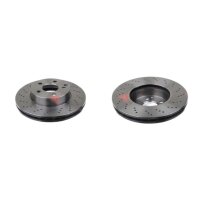 2 brake discs ventilated Ø 295 mm 28 mm FTE for MB...
