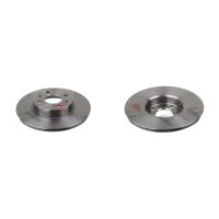 2 brake discs front axle full Ø 257 mm 12 mm FTE...