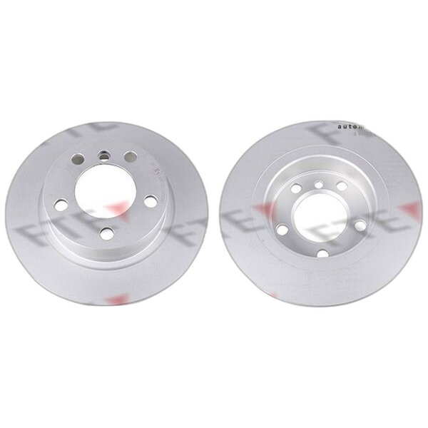 2 brake discs rear axle full Ø 280 mm 10 mm FTE for e.g. MINI