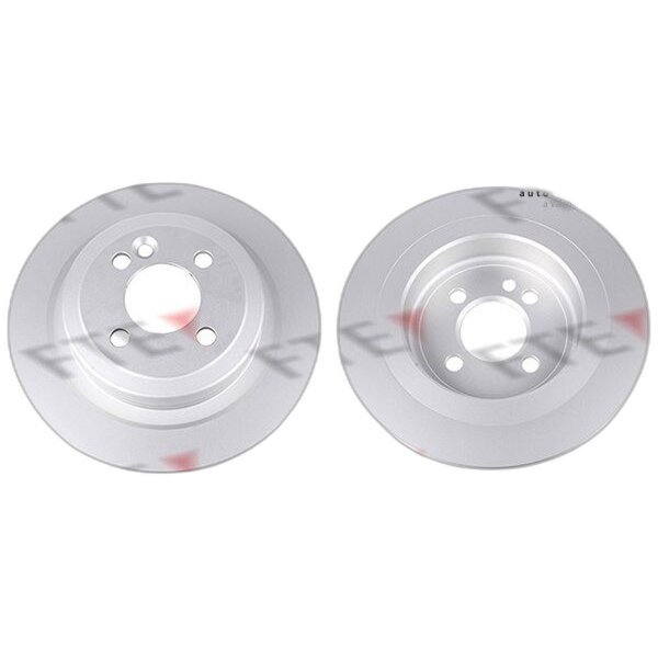 2 brake discs rear axle full Ø 280 mm 10 mm FTE for e.g. MINI MINI