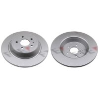 2 brake discs rear axle full Ø 316 mm 11 mm FTE...