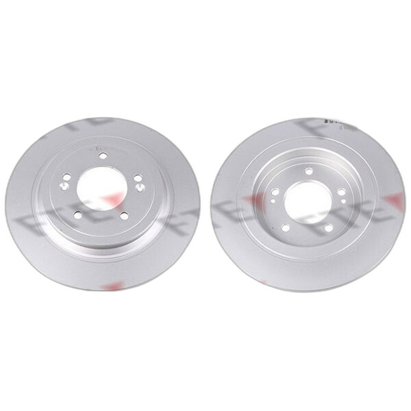 2 brake discs rear axle full Ø 302 mm 10 mm FTE for HYUNDAI TUCSON and others