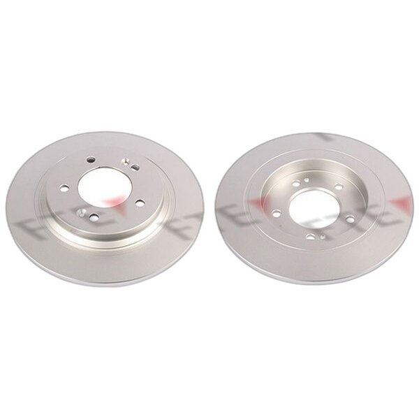 2 brake discs rear axle full Ø 284 mm 10 mm FTE for HYUNDAI IONIQ