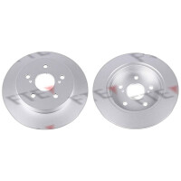 2 brake discs rear axle full Ø 281 mm 12 mm FTE...