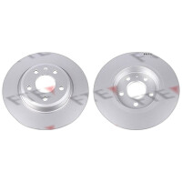 2 brake discs rear axle full Ø 300 mm 12 mm FTE...