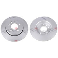 2 brake discs rear axle ventilated Ø 300 mm 22 mm...