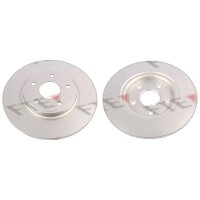 2 brake discs rear axle full Ø 328 mm 12 mm FTE...