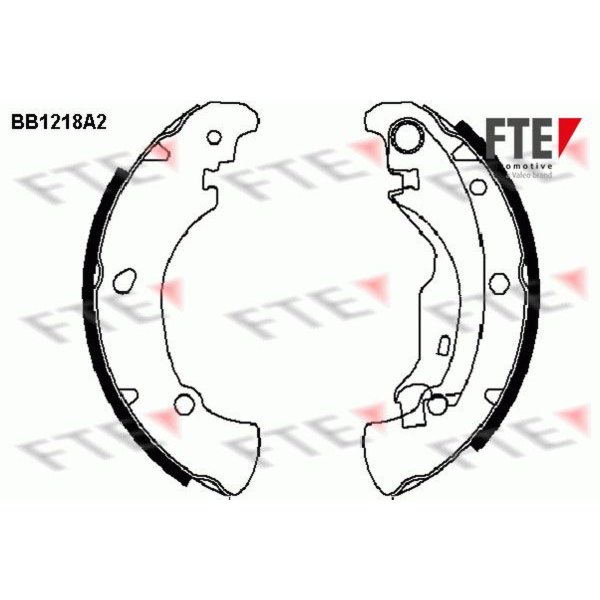 Bremsbackensatz hinten FTE für FIAT BRAVA (182_)