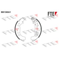 Brake shoe set rear FTE for OPEL CORSA D