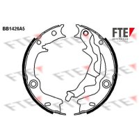 Brake shoe set parking brake rear FTE for KIA RIO II