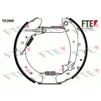 Rear brake shoe set with wheel brake cylinder FTE for...