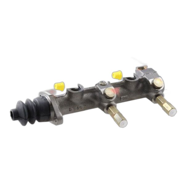 Hauptbremszylinder Ø 22,2 mm 2 Anschlüsse Grauguss Bremsflüssigkeit FTE