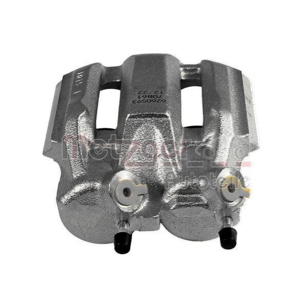 Front left Piston Brake Caliper 2-piston METZGER for e.g. RENAULT TRAFIC