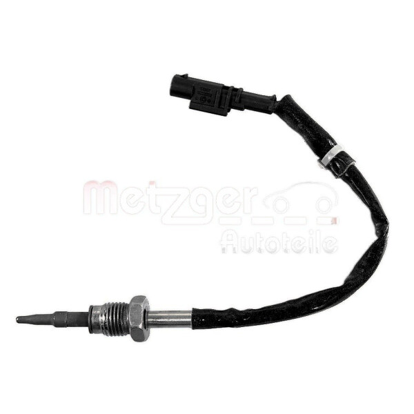 Sensor Exhaust Gas temp 180 mm cable 2-pin METZGER for e.g. HYUNDAI TUCSON