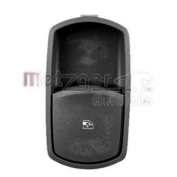 Schalter Fensterheber beifahrerseitig schwarz METZGER für u.a. OPEL CORSA
