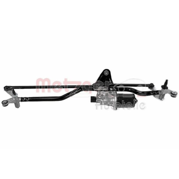 Wiper Linkage front with electric motor METZGER for e.g. VW AMAROK