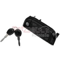 Exterior Door Handle rear right with Key METZGER for e.g....