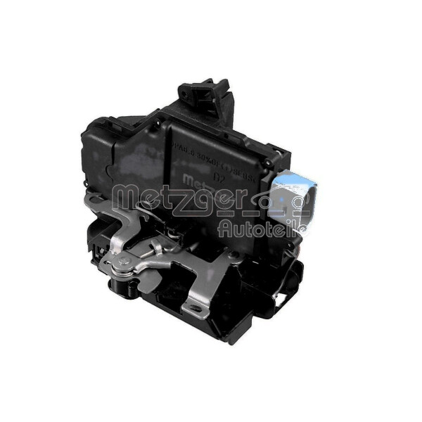 Door Lock rear right with child safety lock operated METZGER for VW TOURAN