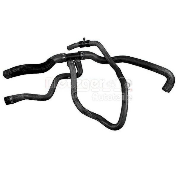 Radiator Hose left bottom outlet engine cooler METZGER for RENAULT TWINGO