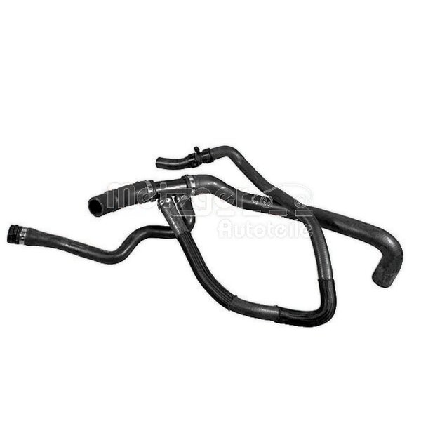 Kühlerschlauch links unten Ausgang Motorkühler METZGER für RENAULT TWINGO