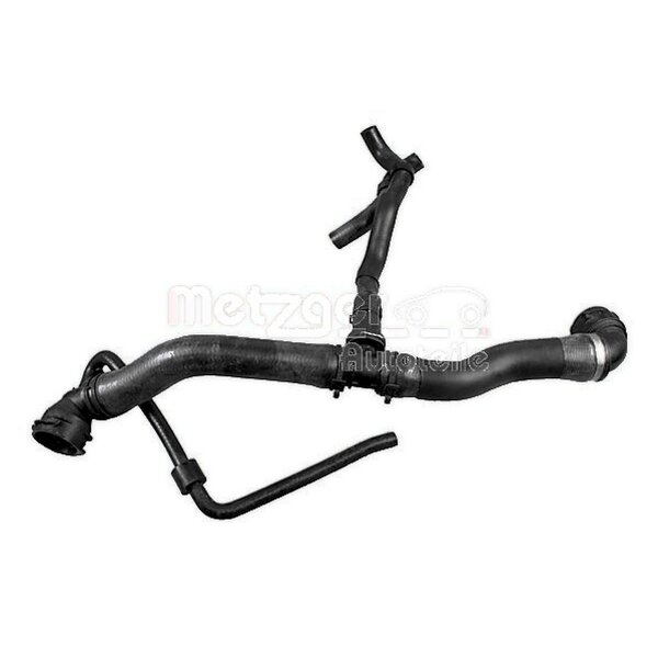 Radiator Hose top from coolant regulator to radiator METZGER for e.g. AUDI A3