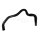 Radiator Hose from coolant regulator to Oil Cooler METZGER for e.g. PEUGEOT 307