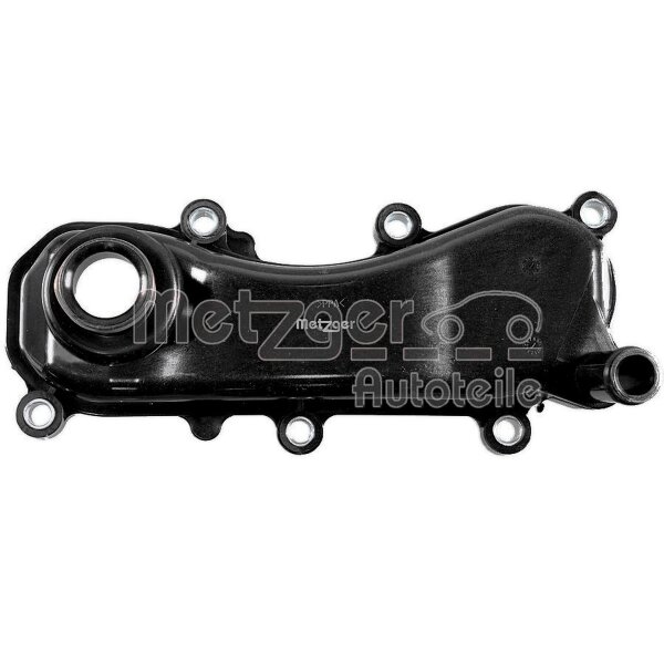Rear Coolant Flange with Seal Plastic METZGER for e.g. AUDI A7
