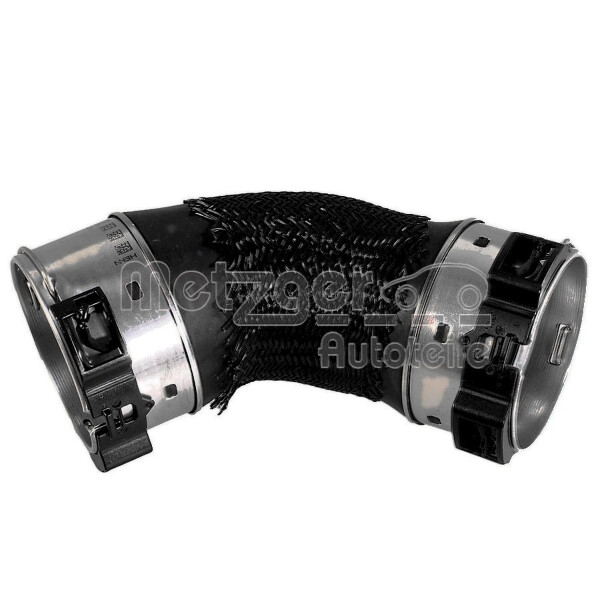 Charge Air Hose front with quick couplings METZGER for e.g. MB CITAN