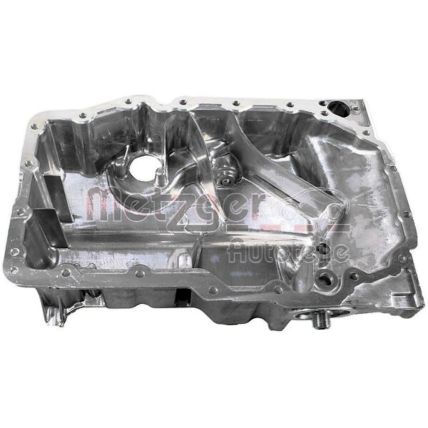 Oil Sump Aluminium without Seal METZGER suitable for e.g. SEAT LEON