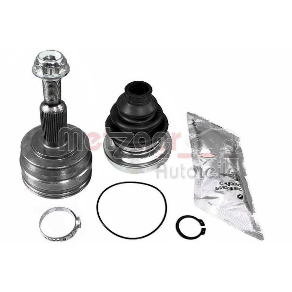 Joint Kit Drive Shaft wheel side 159 mm METZGER for e.g. VW MULTIVAN
