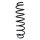 Suspension spring rear axle coil spring Ø108mm SPIDAN for e.g. PEUGEOT 2008 II