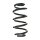 Suspension Spring Rear Axle Coil spring with constant wire diameter SPIDAN for BMW X1