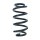 Suspension Spring Rear Axle Coil spring with constant wire diameter SPIDAN for e.g. BMW X1